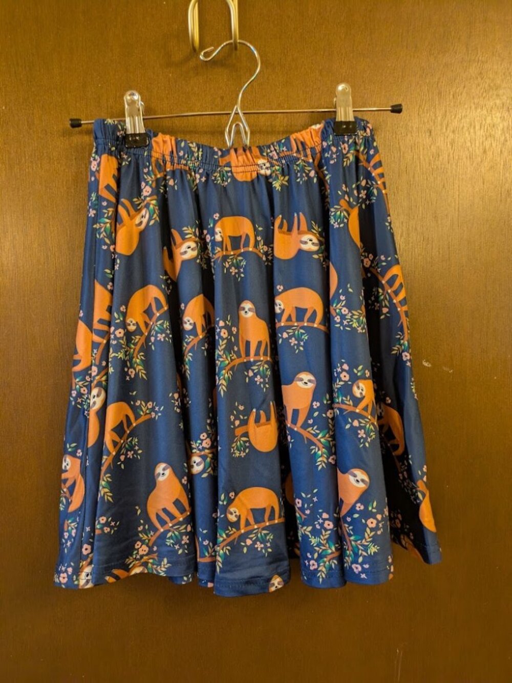 Sloth Midi Skirt Women's Small